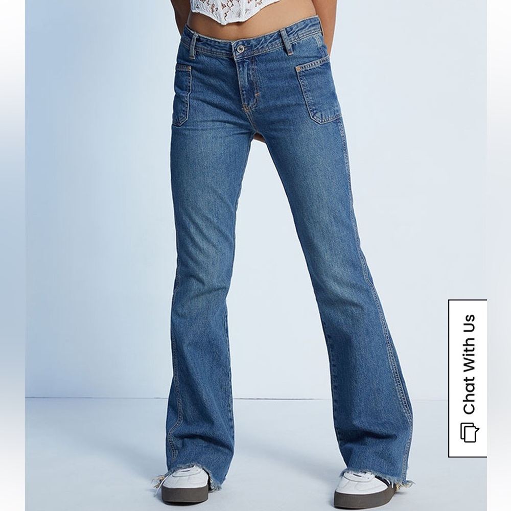 Free People We The Free Izzy Low-Rise Flare Jeans